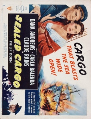 Sealed Cargo movie poster (1951) wood print