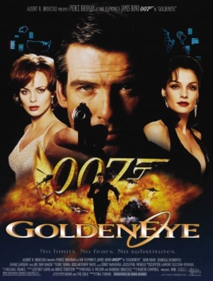 GoldenEye movie poster (1995) metal framed poster