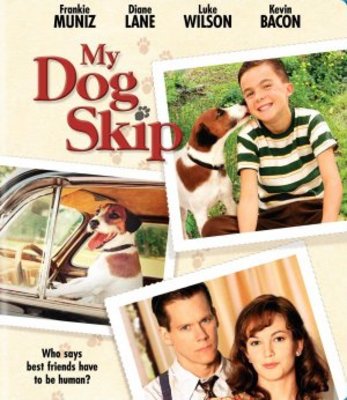 My Dog Skip movie poster (2000) metal framed poster