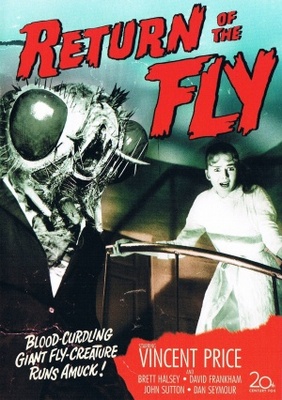 1959 RETURN OF THE FLY VINTAGE HORROR MOVIE POSTER PRINT STYLE A 24x16 9 MIL 