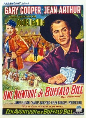 The Plainsman movie poster (1936) metal framed poster