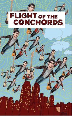 The Flight of the Conchords movie poster (2007) tote bag