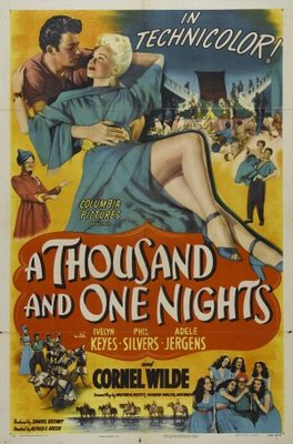 A Thousand and One Nights movie poster (1945) metal framed poster