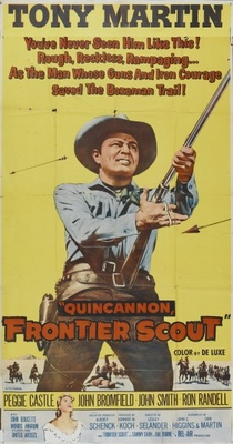 Quincannon, Frontier Scout movie poster (1956) poster with hanger