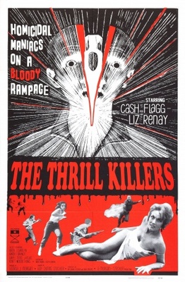 The Thrill Killers movie poster (1964) pillow