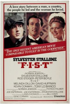 Fist movie poster (1978) canvas poster