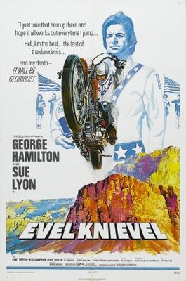 Evel Knievel movie poster (1971) metal framed poster