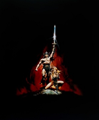 Conan The Barbarian movie poster (1982) Stickers MOV_97f548e3