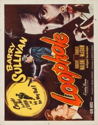 Loophole movie poster (1954) t-shirt