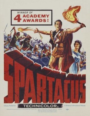 Spartacus movie poster (1960) wood print