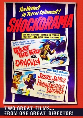 Billy the Kid versus Dracula movie poster (1966) wooden framed poster