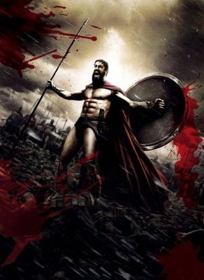 300 movie poster (2006) Stickers MOV_98079be1