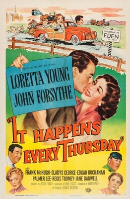 It Happens Every Thursday movie poster (1953) Mouse Pad MOV_9834567d