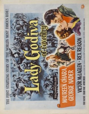 Lady Godiva of Coventry movie poster (1955) poster with hanger