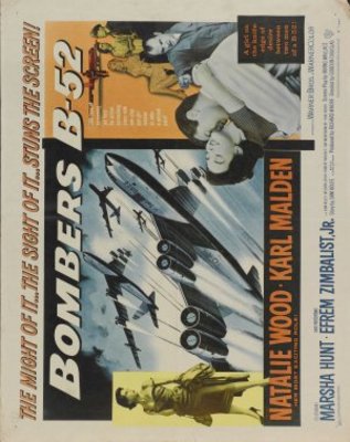 Bombers B-52 movie poster (1957) wood print