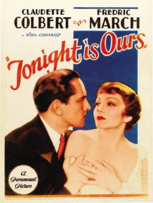 Tonight Is Ours movie poster (1933) Poster MOV_985d7f9e