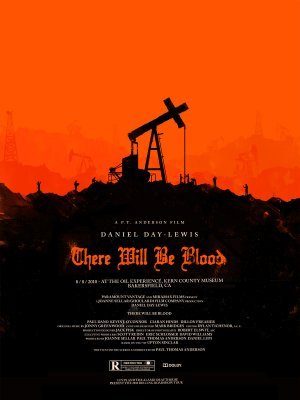 There Will Be Blood movie poster (2007) t-shirt