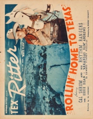 Rolling Home to Texas movie poster (1940) Stickers MOV_988ea03a