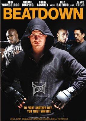 Beatdown movie poster (2010) canvas poster