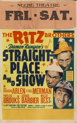 Straight Place and Show movie poster (1938) pillow