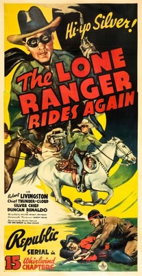The Lone Ranger Rides Again movie poster (1939) poster with hanger
