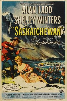 Saskatchewan movie poster (1954) canvas poster