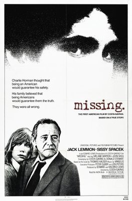 Missing movie poster (1982) poster