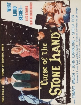 Curse of the Stone Hand movie poster (1964) Stickers MOV_98d276d7
