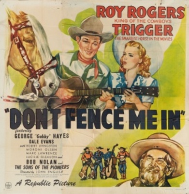 Don't Fence Me In movie poster (1945) t-shirt