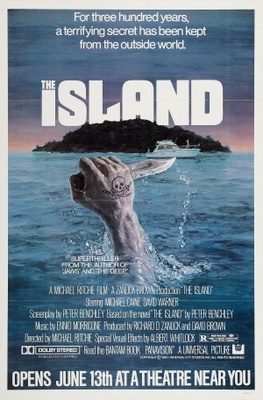 The Island movie poster (1980) wood print