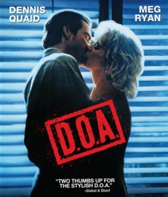 DOA movie poster (1988) metal framed poster