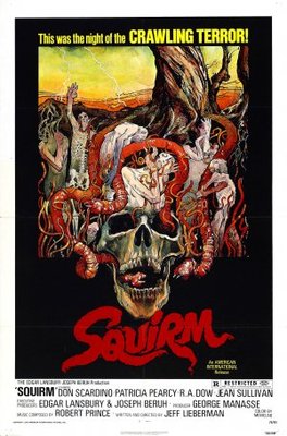 Squirm movie poster (1976) metal framed poster