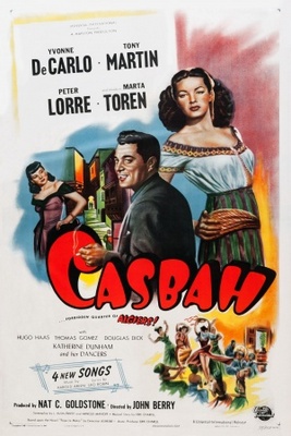 Casbah movie poster (1948) poster with hanger