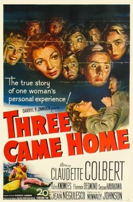 Three Came Home movie poster (1950) mouse pad
