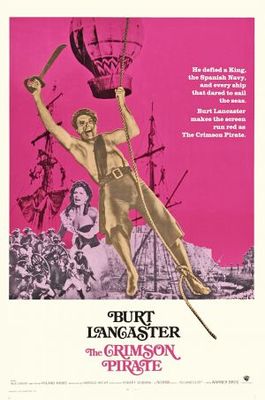The Crimson Pirate movie poster (1952) poster with hanger