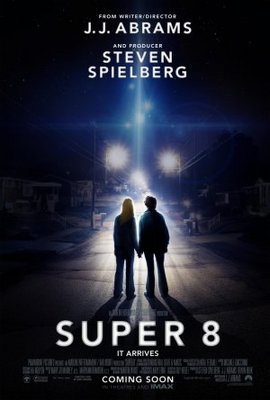 Super 8 movie poster (2011) wood print