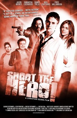 Shoot the Hero movie poster (2010) wood print