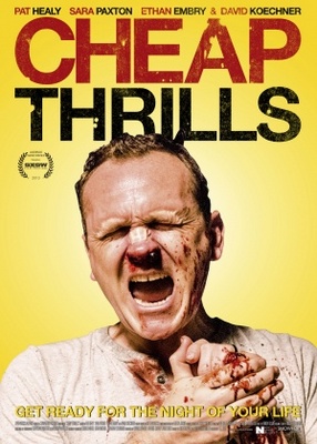 Cheap Thrills movie poster (2013) metal framed poster