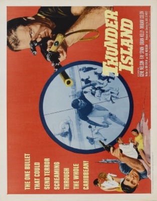 Thunder Island movie poster (1963) wood print