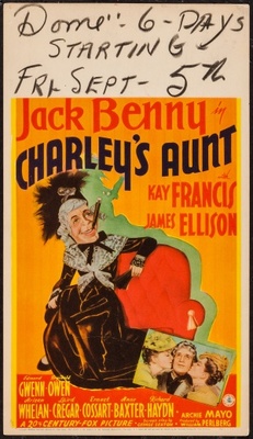 Charley's Aunt movie poster (1941) pillow