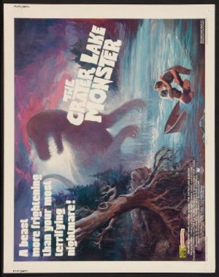 The Crater Lake Monster movie poster (1977) metal framed poster