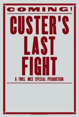 Custer's Last Raid movie poster (1912) wood print