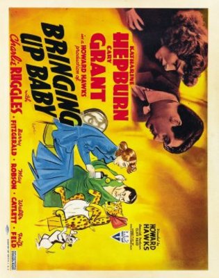 Bringing Up Baby movie poster (1938) wooden framed poster