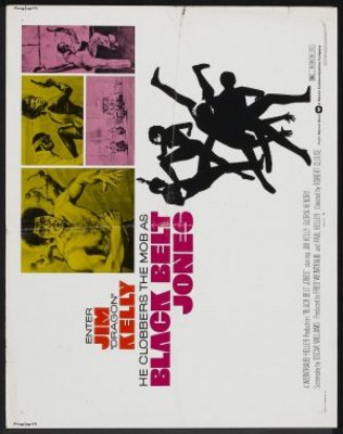 Black Belt Jones movie poster (1974) wooden framed poster