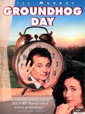 Groundhog Day movie poster (1993) mouse pad