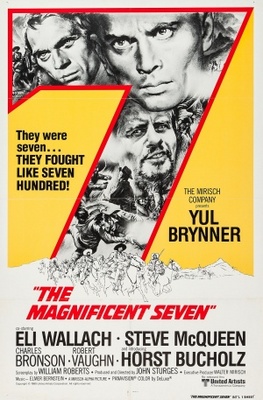The Magnificent Seven movie poster (1960) canvas poster