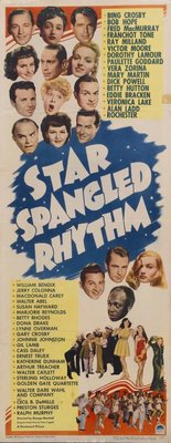 Star Spangled Rhythm movie poster (1942) metal framed poster