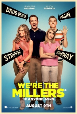 We're the Millers movie poster (2013) wooden framed poster