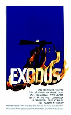 Exodus movie poster (1960) wood print