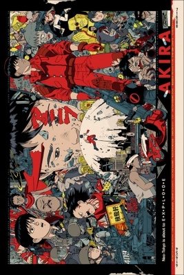 Akira movie poster (1988) metal framed poster